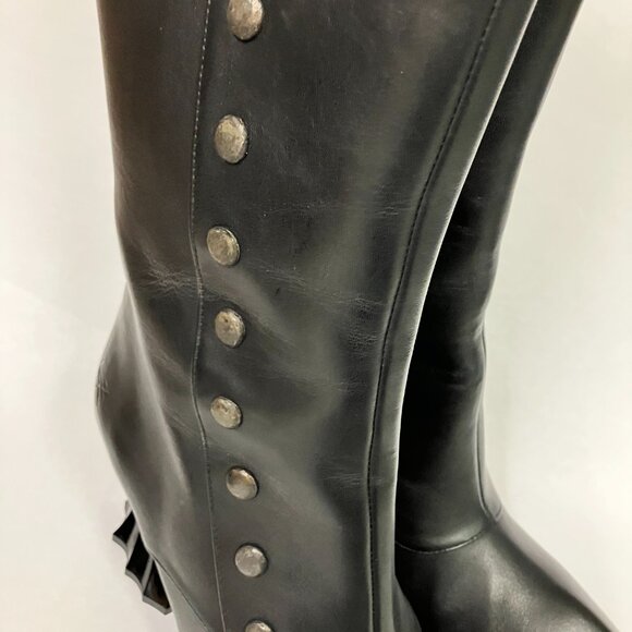 *BRAND NEW!* Fluevog 2017 Deliverance LU Boots, Black, Size 9.5 (best for 8.5)! - Picture 6 of 11